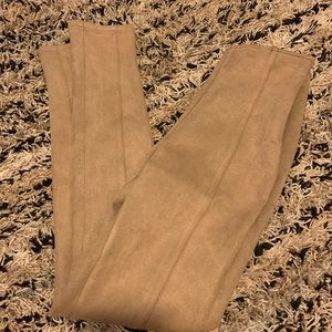 Fashion nova suede pants size XS